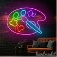 thumbnail image 2 of Handmadetneonsign Paint Palette Neon Sign, Paint Palette Wall Art Decor, Draw Picture Wall Decor 53515, 2 of 5