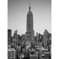 thumbnail image 2 of Frank, Assaf 19x24 Gold Ornate Wood Framed with Double Matting Museum Art Print Titled - Empire State Building with New York City Manhattan skyline with skyscrapers, 2 of 4