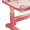 thumbnail image 6 of YNCE Kids Desk and Chair Set, Height Adjustable Kids Desk with Storage Drawers and Bookshelf, Ergonomic Table for Kid, 6 of 8