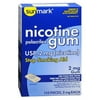 Sunmark Nicotine 2mg Polacrilex Gum Stop Smoking Aid, Original Flavor, 110 Ct, 6 Pack