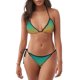 thumbnail image 1 of Fotbe Orange To Teal Gradient1 Traje de Baño para Mujer de Dos Piezas – Bikini Sexy de Tirantes Tipo Halter con Diseño Triangular, 1 of 6