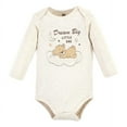 thumbnail image 3 of Hudson Baby Cotton Long-Sleeve Bodysuits, Dream Big Teddy, 3-6 Months, 3 of 5
