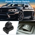 thumbnail image 2 of Interruptor de ventana eléctrica Unique Bargains para BMW 528i 535i XDrive M5 No.61319113771 Interruptor de control de ventana ABS negro lado trasero izquierdo y derecho, 2 of 7