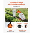 thumbnail image 4 of 10-Gallon Electric Sprayer Cart,Battery Powered with 98ft Hose&5 Nozzles,0-80 PSI Adjustable Pressure for Lawn Care,Weeding,Cleaning,3-6 Hour Runtime, 4 of 6