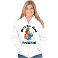thumbnail image 3 of Smurfs Cartoon Christmas Presents Zip Up Hoodie Men's Women's Brisco Brands L, 3 of 6