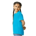 thumbnail image 3 of Gildan Youth Softstyle Cotton T-Shirt, Kids Short Sleeve Crewneck Shirt, Sapphire Tee, Size L, 3 of 5