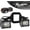 4'' Light Bar with 2.5'' Bracket +Wiring Harness, variant on HUICHENG 3 Inch 36W Hitch LED Lights with 2.5 Inch Tow Hitch Mount Bracket and Wiring Harness, Off-Road Driving Work Light for Truck Trailer SUV Pickup