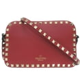 thumbnail image 2 of Pre-Owned Valentino Garavani Rockstud Crossbody Bag TV-P148BOL2 Shoulder Leather Red... (Good), 2 of 10