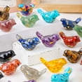thumbnail image 6 of Glass Bird Figures, 5Piece Collection Bird Figurines Birds Statues For Coffee Table, Bedroom, Office Decoration, 6 of 20