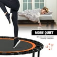 thumbnail image 6 of ADVWIN 50" Bungees Rebounder Trampoline for Adults,  Indoor Workout, Max Limit 330lbs, Orange, 6 of 8