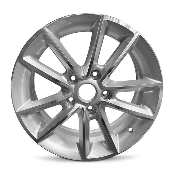 Wheel Rim for 2013-2020 Dodge Caravan 17 in Silver Aluminum Rim Direct Fit