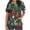 Green, variant on Xfvqtps Christmas Scrub Tops for Women Soft V-Neck Scrubs Comfortable Nursing Uniforms Christmas Printed Short Sleeve Top Protective Clothing Working Uniforms with Pockets Green