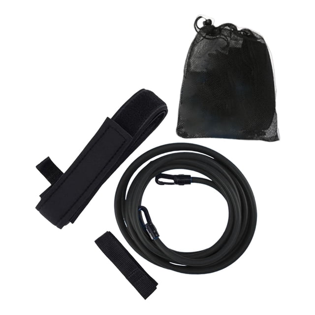 Cinturón de resistencia acuática, cinturón de natación, dispositivo de entrenamiento de velocidad para ejercicios acuáticos, accesorios profesionales, equipo para adultos y niños. Negro