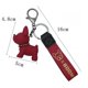 thumbnail image 4 of LLavero de Bulldog Francés Punk para hombre y mujer, llaveros de perro de cuero PU, colgante de bolso, joyería de baratija, llavero, 4 of 4