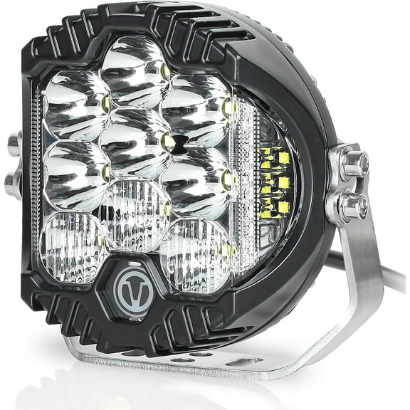 7 Inch Round LED Offroad Light with DRL - 90W Driving Light for SUV, ATV, Trucks, F150