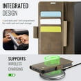 thumbnail image 2 of TOWOND iPhone 15 Case Magnetic Wallet Phone Case Protective Leather Case with Card Holder Function Shockproof Flip Case Brown, 2 of 8