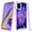 Purple, variant on Samsung Galaxy A51 Case, KAESAR Graphic Design Shockproof Impact Resistant Protective Full-Body Rugged Clear Hybrid Bumper Case for Samsung Galaxy A51 (Lace Flower)