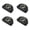small, variant on High Strength Nylon Marine Rope Guide Fairlead Bullseyes Fitting Nylon Pulley For Boat Deck Cable Management