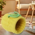 thumbnail image 5 of Parrot Warm Nest House Hanging Bed Toy Cotton Thick Cage Cave Hammock Bed Budgie Shed Hut for Parakeet Rats Lovebird Bird Hammock - Yellow lanyard, 5 of 7