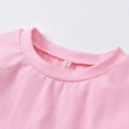 thumbnail image 4 of Ropa Para Niñas Pequeñas, Atuendo Para Niños Pequeños, Bolsillo De Encaje Para Niños, Blusas Con Lazo Sólido, Pantalones Con Volantes, Conjunto De Trajes Rosa Odeerbi LM103-783, 4 of 9