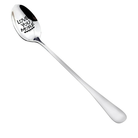 

hoksml Stainless Steel Milk Coffee Spoons Dessert Ice Cream Fruit Spoon Teaspoon Accessories Tableware Gift Festival Clearance Gifts