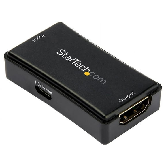 StarTech.com 45ft / 14m HDMI Signal Booster - 4K 60Hz - USB Powered - HDMI Inline Repeater & Amplifier - 7.1 Audio Support (HDBOOST4K2)