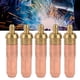 thumbnail image 3 of Punta de Corte de Gas 5 Uds Puntas de Boquilla Cortadora de Plasma Soplete de Gas de Oxígeno Y Propano Consumibles Boquillas de Soldadura Materiales de Cobre Y Latón de ANGGREK Otros, 3 of 8