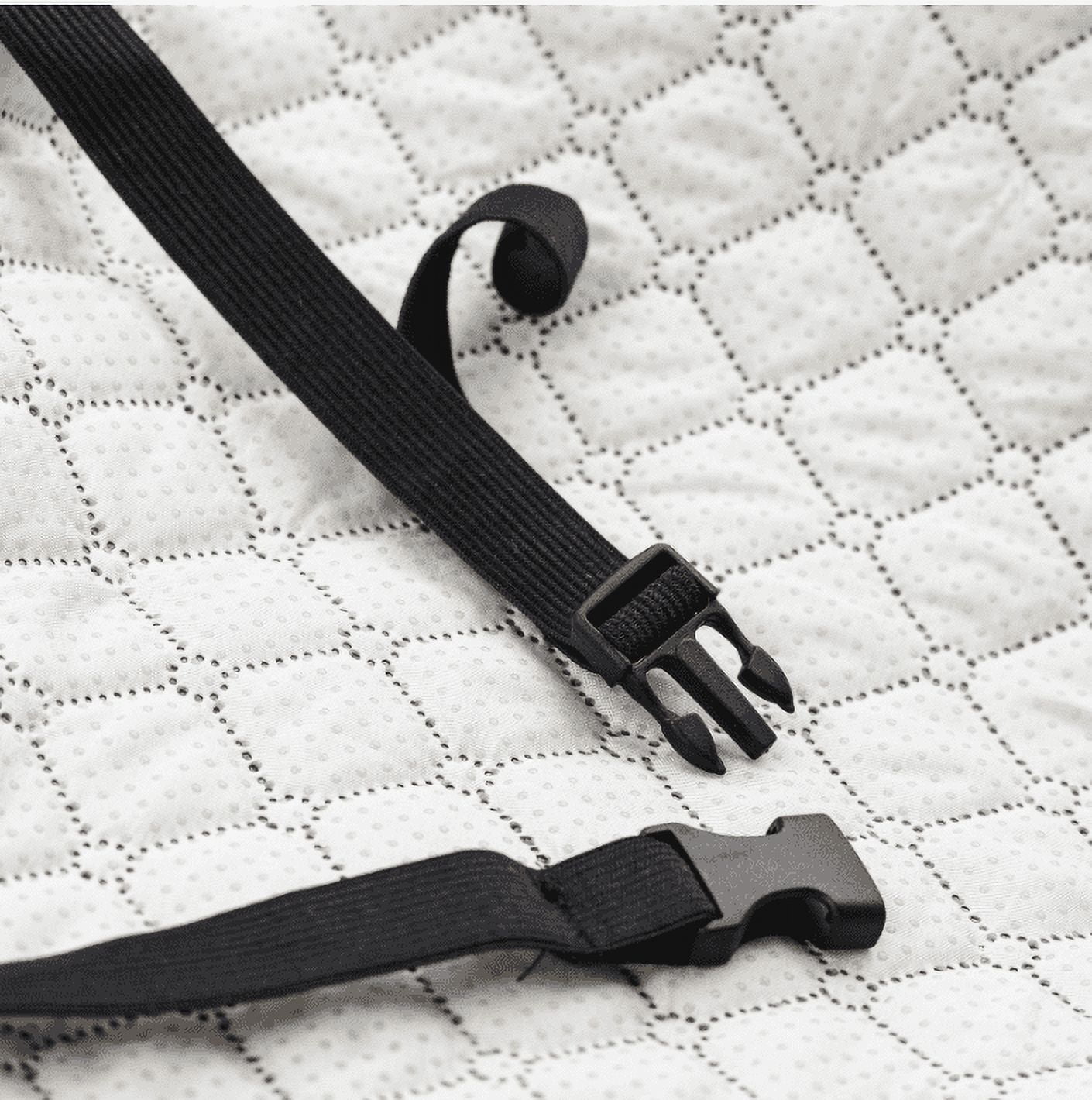 Yogsey Dog Car Seat for Small Medium Dogs,Detachable Washable Travel Safety Pet Seat, Waterproof Car Pet Bed Mat Black