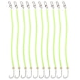 thumbnail image 2 of S SERENABLE 10Pcs Glow in the Dark Carp Fishing Rigs Ready Tied Chod Rig Terminal Tackle Hook Size 12, 2 of 7