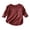 Red, variant on Asxite Girls Solid Tops Crew Neck Long Sleeve Soft Slub Cotton Pullover Casual Fall Tee 2T