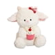 thumbnail image 3 of Muñeco de juguete de peluche de cordero simulado | Peluche de algodón suave | Forro polar blanco realista | Regalo de cumpleaños navideño decorativo de peluche | 8,66 x 3,94 pulgadas | 200g | 1, 3 of 7