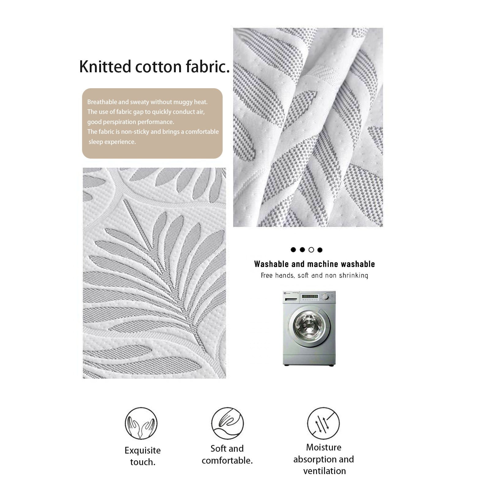 Taicans Stone-Washed Bedspreads Ultra-Soft Microfiber Modern Style Quilted Flower Pattern Bedspread Quit,Summer Quilt Lightweight Microfiber Bedspread Queen Size 43"x59" Gray