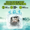 thumbnail image 5 of Deep Chest Freezer Mini Freezers Top Open Door Wide Temp Range Two Removable Baskets New White, 5 of 7