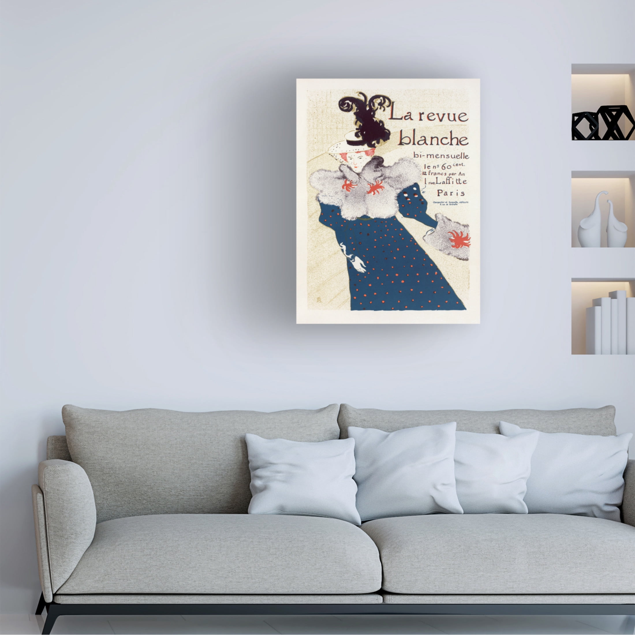 Trademark Fine Art Pictufy La Revue Blanche 1897 Canvas Wall Art