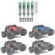 thumbnail image 4 of Juego de 4 amortiguadores de metal y traseros para LaTrax Teton Desert Prerunner 1/18 Upgrade Parts RC Truck Car, C, 4 of 5