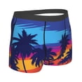 thumbnail image 3 of Kll Beach With Palm Trees Men'S Cotton Boxer Briefs Underwear-Small, 3 of 9