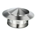 thumbnail image 4 of simhoa Fireplace Chimney Cap Pipe Cap Protector Rainproof Roof Vent Cap for Outdoor M, 4 of 7