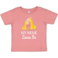 thumbnail image 3 of Inktastic My Meme Grandma Loves Me Giraffe Boys or Girls Baby T-Shirt, 3 of 5