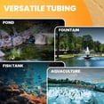 thumbnail image 3 of Self-Sinking 3/8" Aeration Hose 100ft with Clamps & Copper Menders for Easy Installation, Pond Diffused System, 3 of 7