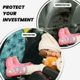 thumbnail image 3 of Palm tree_AL Mats Back Seat Protectors, Car Seat Protector Vehicle Organizers Waterproof Cover Back Seat Cover for Kids with 3 Storage Pockets 2 Pack, 3 of 5