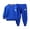 Blue, variant on Auroural Fall and Winter Clothes for Toddler Boys 4T-5T Boys and Girls Long Sleeved Round Neck Printed Sweatshirt and Pants Two-piece Set with Elastic Waist and Long Pants Two-piece Set Black 4 Years