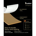thumbnail image 4 of Katbite Parchment Paper Aluminum Baking Roll, 12in x 60ft, Unbleached, 1 Roll, 4 of 8