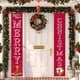 thumbnail image 5 of Adornos navideños, adornos navideños, regalos navideños, cortina de puerta con pareado navideño, decoración de fiesta personalizada, cubierta de puerta, fondo de bandera navideña, tela de fibra de pol, 5 of 6