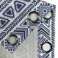 thumbnail image 4 of Ambesonne Grommet Curtain, , 50"x72", White and Dark Lavender, 4 of 5
