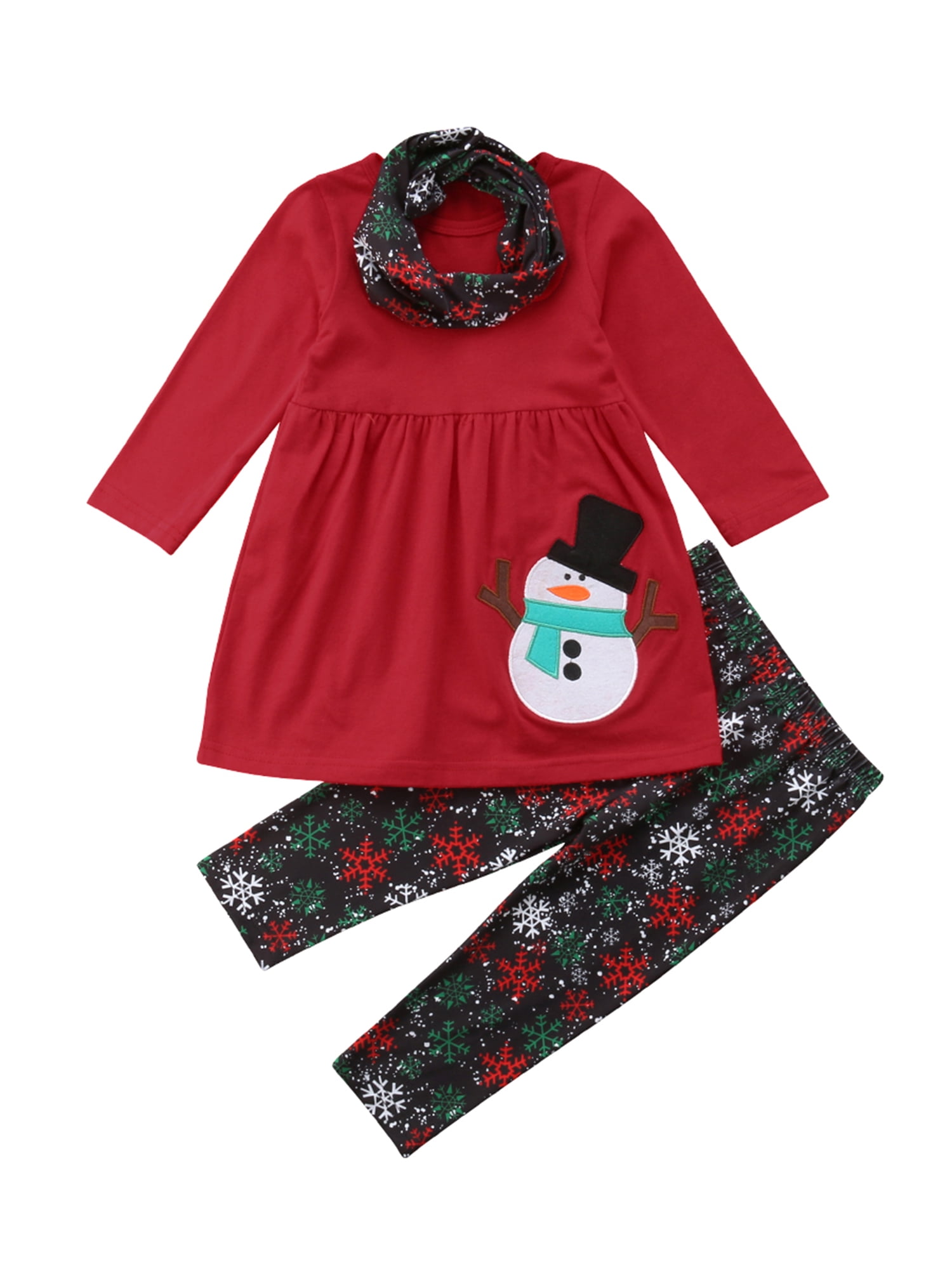 Toddler Girl Clothes Ruffles Irregular Mini Dress Tops+Long Pant Scarf 3PCS Clothing Set Toddler Girl Clothes Ruffles Irregular Mini Dress Tops+Long Pant Scarf 3PCS Clothing Set