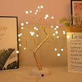 thumbnail image 4 of Luz de árbol LED en forma de cuentas - 36 LED - 45 cm - Con pilas - Para Navidad, Pascua, decoración del hogar,11 Feliz Sencillez, 4 of 5