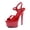 Rsd, variant on Women's 6-Inch Platform Heels, Stiletto Ankle-Strap Sexy Pole Dancing Exotic High Heel Shoes for Party & Club, Black 8