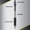thumbnail image 6 of Pilot G2 Premium Retractable Gel Ink Pens, Ultra Fine Point, 0.38 mm, Black Ink, 2 Pack, 6 of 6