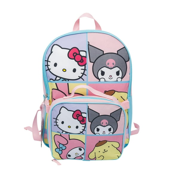 Fast Forward Hello Kitty & Friends Backpack And Detachable Lunch Kit - 15", 94159