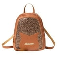 thumbnail image 2 of ZTTD Fashion Lady Shoulders Small Backpack Letter Purse Mobile Phone Messenger Bag, 2 of 2